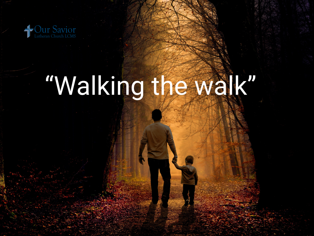 Walking the walk